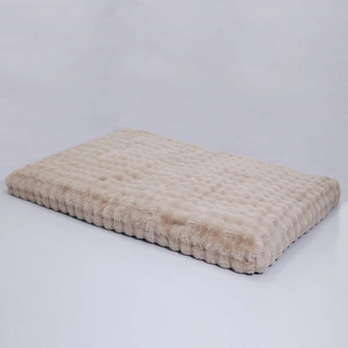 6 Sizes Ultra Plush Pet Dog Bed, Fluffy Anti Anxiety Dog Cage Bed Mattress With Non-slip Bottom, Removable Waterproof Cover, Machine Washable