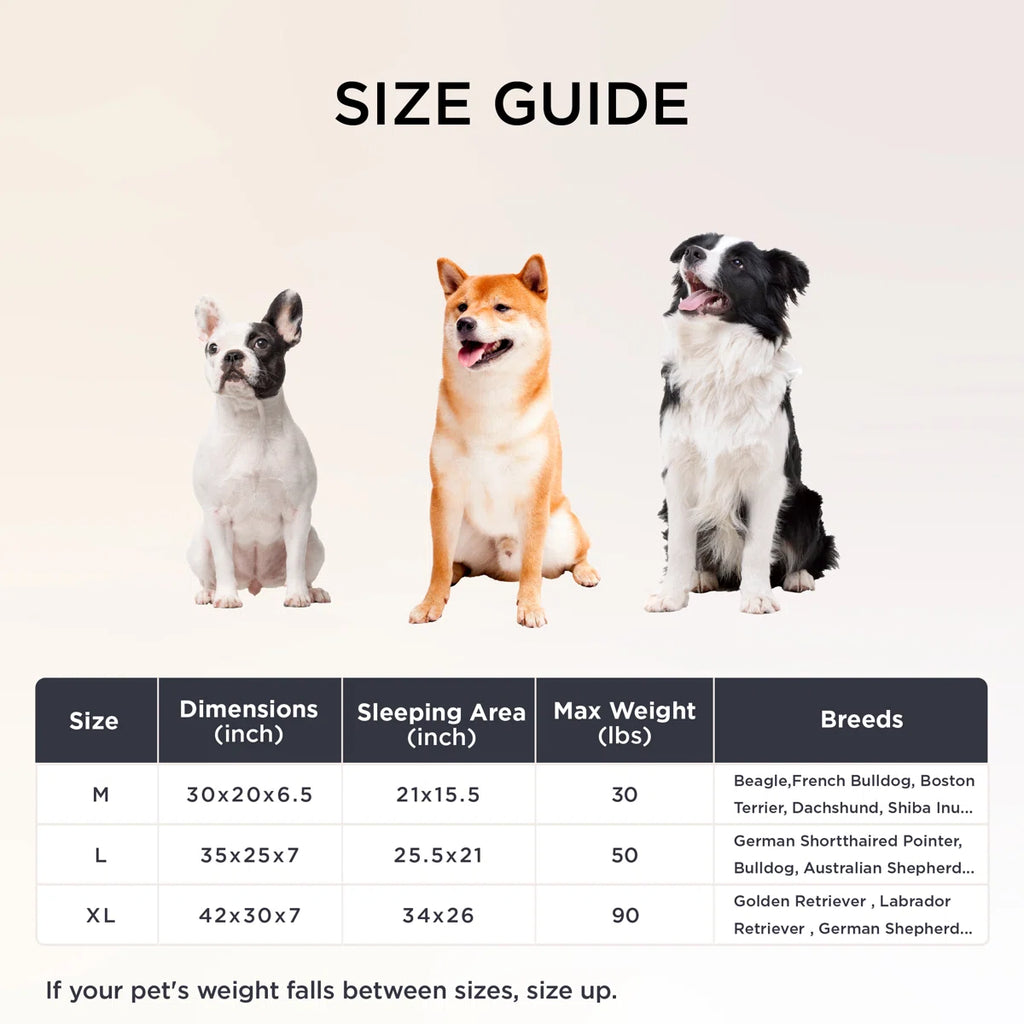 Bedsure Orthopedic Dog Beds, Waterproof Memory Foam Pet Bed with Sides, Non-Slip Bottom and Egg-Crate Foam Pet Couch Sofa with Washable Removable Corduroy Cover